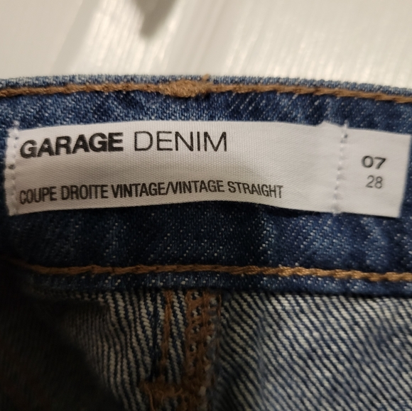 Garage denim sz 7 vintage straight - Picture 3 of 7
